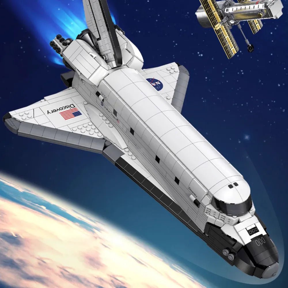 CaDa C56052W - Orbiter Space Shuttle - vue 6 | Power Blockz
