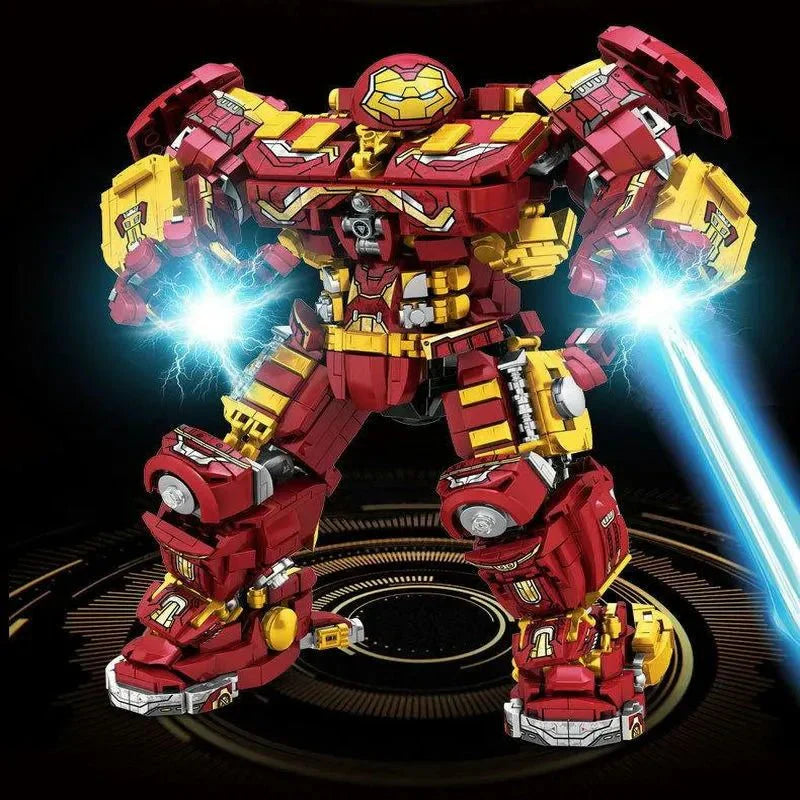 Ly 76066 - Super Heroes Marvel Iron Hero Warrior Robot Bricks Toy - vue 4 | Power Blockz