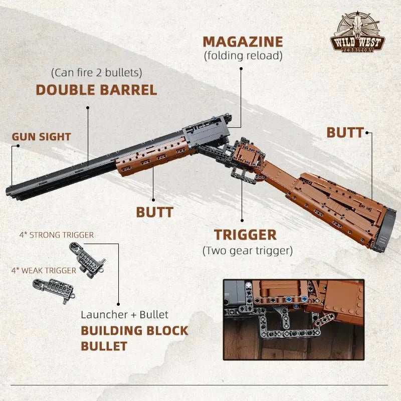 Mould King 14016S - Military Motorized Double-Barreled Shot - vue 7 | Power Blockz