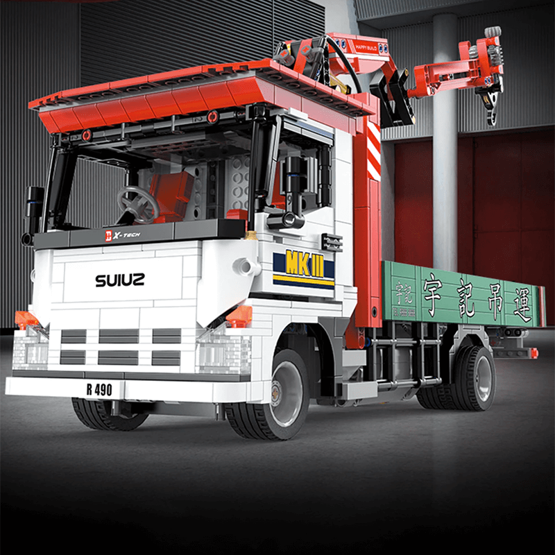 YC-GC007 - Truck With Crane Remote Control - vue 4 | Power Blockz
