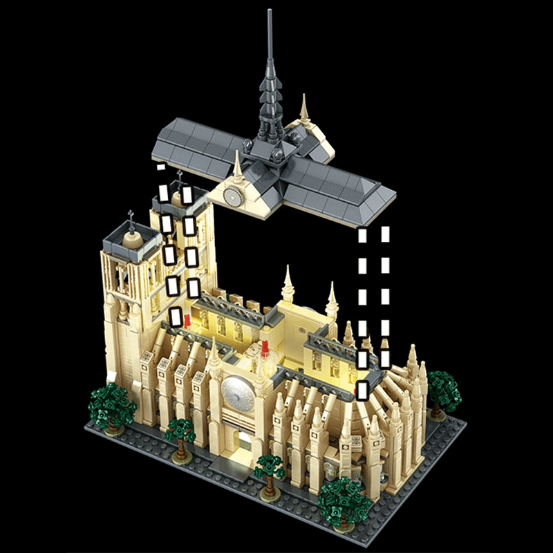 TGL T2106 - Notre Dame Cathedral - vue 4 | Power Blockz