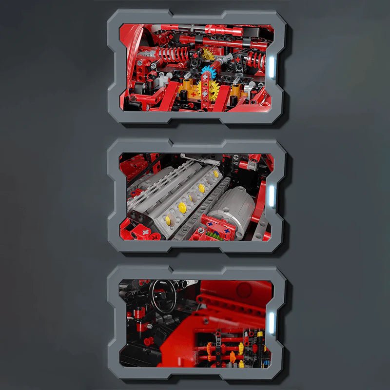 KBOX K10523 - Static Version - V12 6 Enzo F60 Flagship Supercar - vue 8 | Power Blockz
