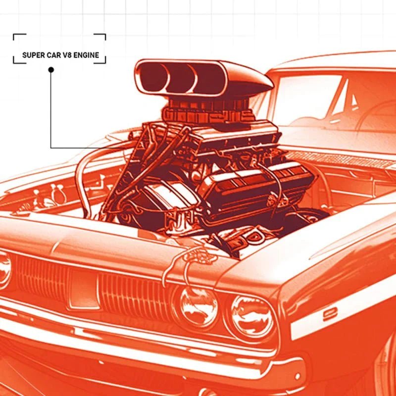 Eikee Y15001 - Motorised Muscle V8 - vue 9 | Power Blockz