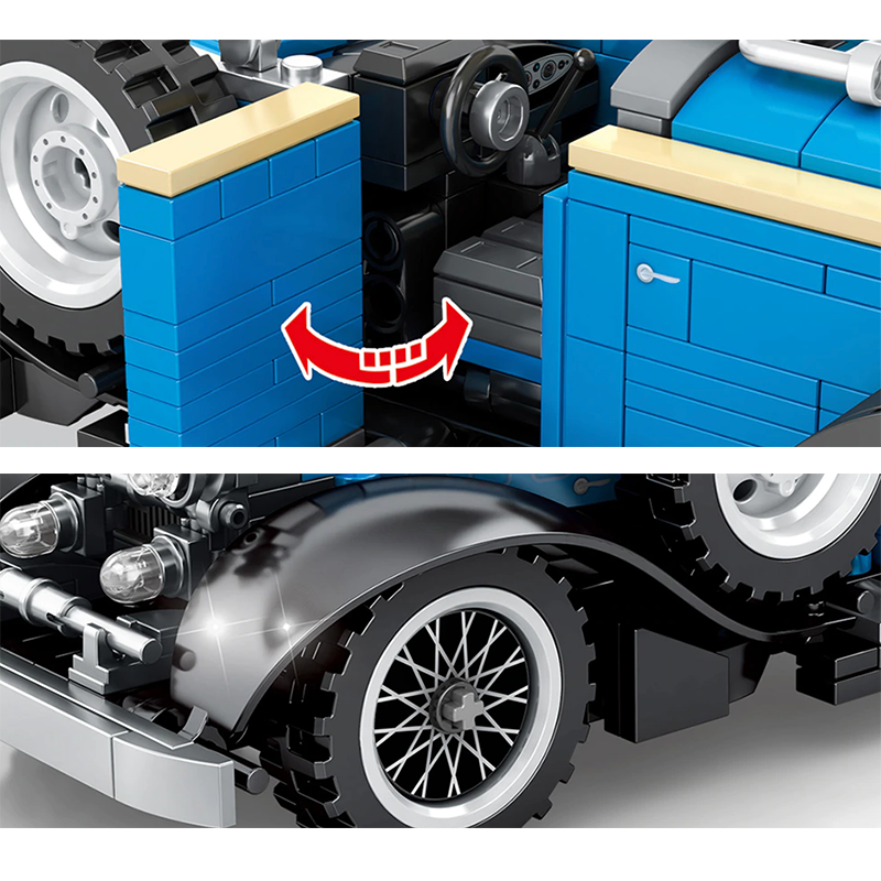 SY8400 - Vintage 1932 Classic Roadster - vue 5 | Power Blockz