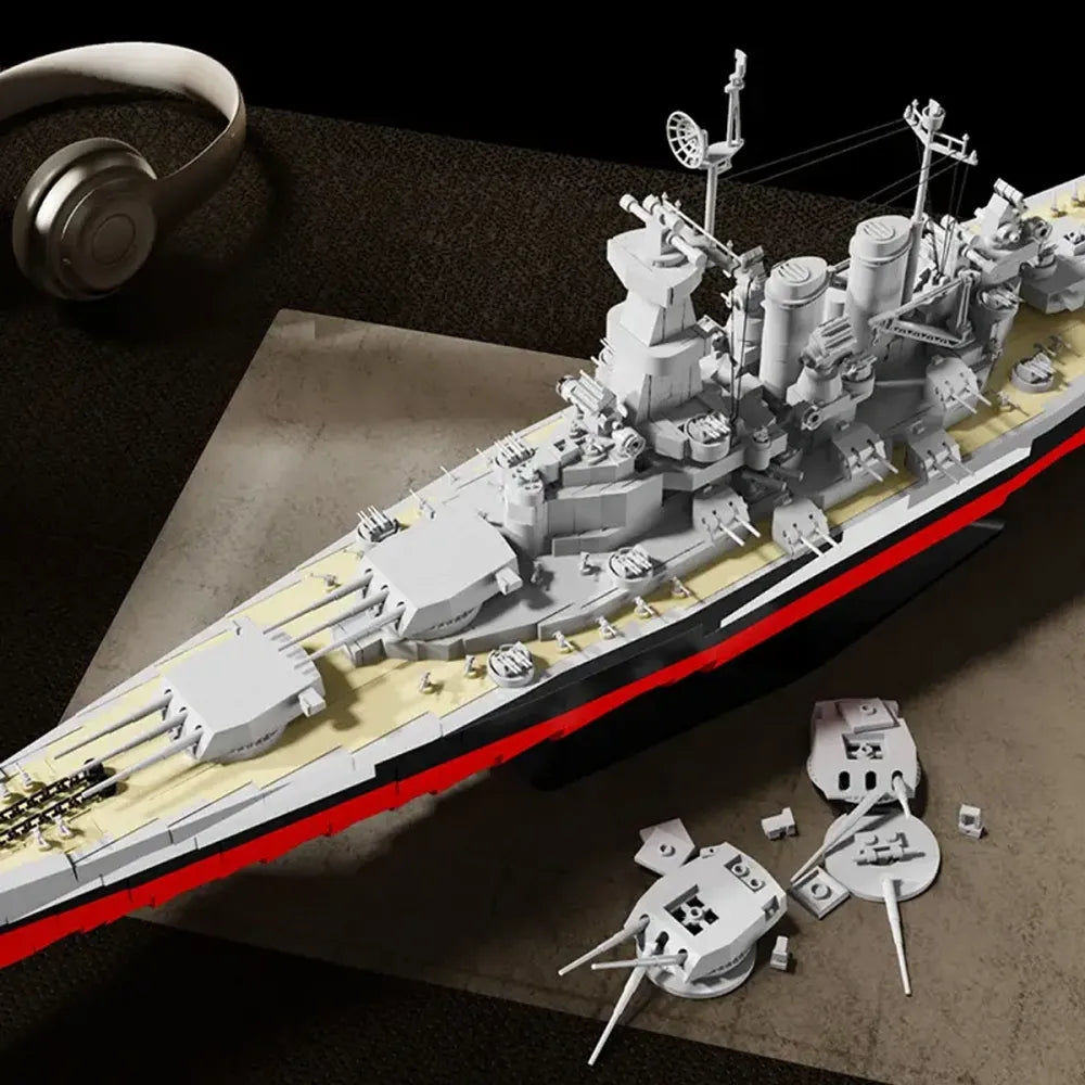 12GO 98008 - The North Carolina Battleship - vue 5 | Power Blockz