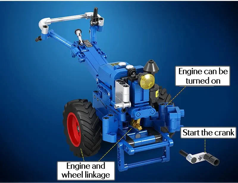 Winner 7069 - Retro Walking Tractor - vue 5 | Power Blockz