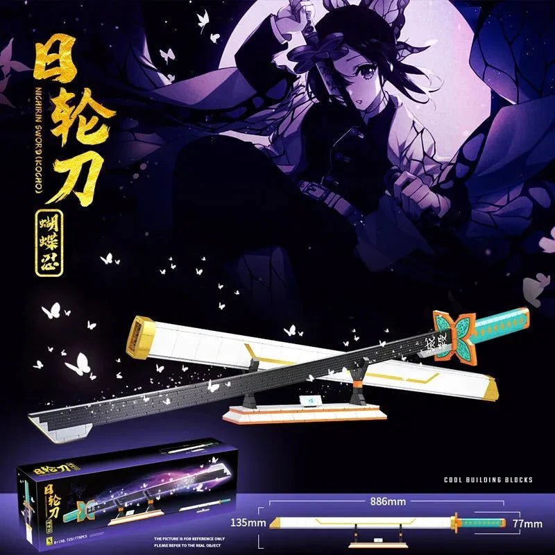 DK 1503 - Movie Demon Slayer Nichirin Sword Bricks Toy - vue 6 | Power Blockz