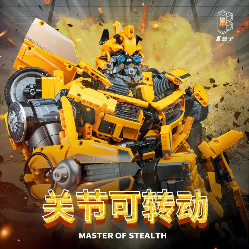 KBOX V5007 - Transformation DJ Rambo Man Mech Robot Bricks Toy - vue 4 | Power Blockz
