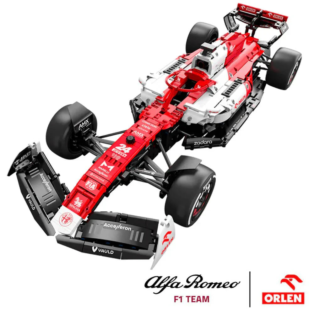 Rastar 94400 - Static Version - Official 2022 Alfa Romeo F1 | Power Blockz