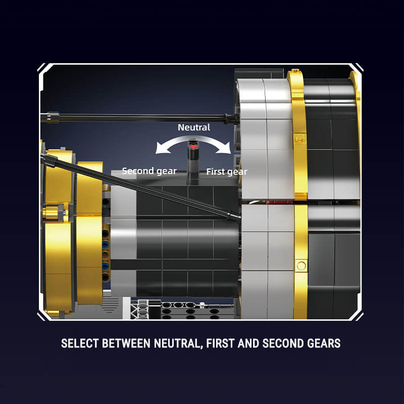 Mould King 10141 - Motorised Turbine Engine - vue 6 | Power Blockz