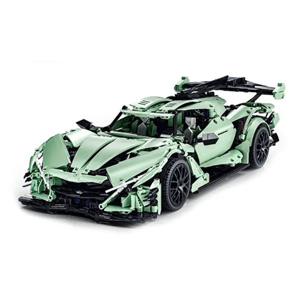 Lisong LS66001 - Static Version - Green Track-Only Hypercar | Power Blockz