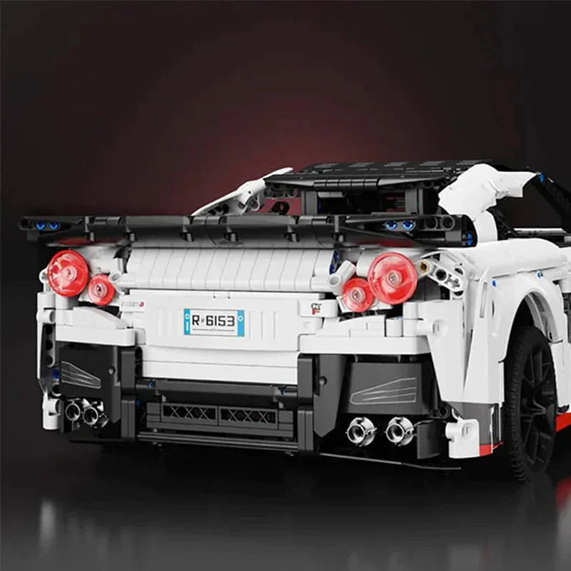 Sy Blocks 8882 - Static Version - R35 Godzilla Twin-Turbo JDM - vue 4 | Power Blockz