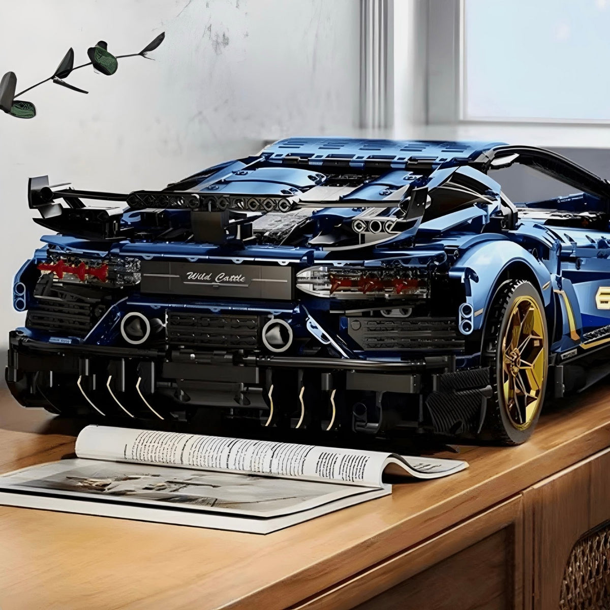 KBOX 10520 - Static Version - V12 Italian Bull Supercar - vue 2 | Power Blockz