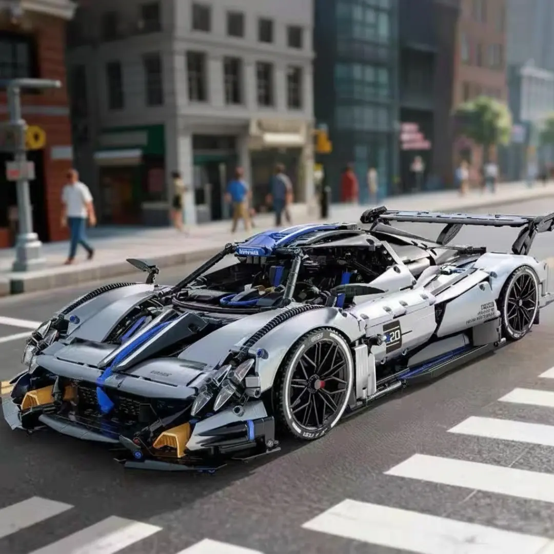 Toylinx 3526 Static Version - Italian Aero Hypercar Ultimo 2021 - vue 4 | Power Blockz