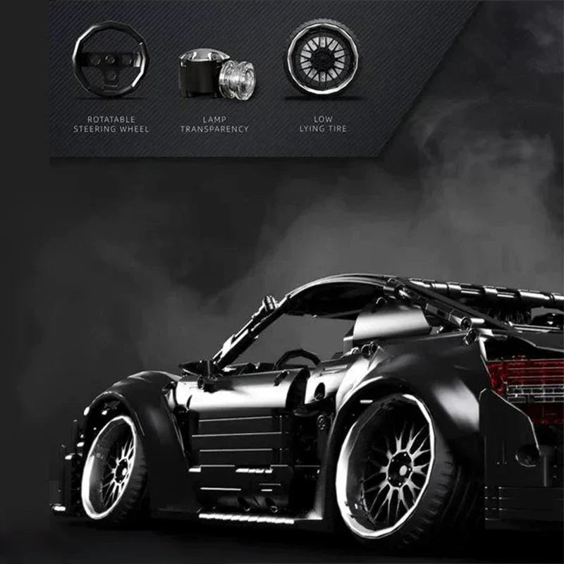 GOLDBERPOEMS U0100 - Stanced C63 V8 Street Sedan - vue 6 | Power Blockz