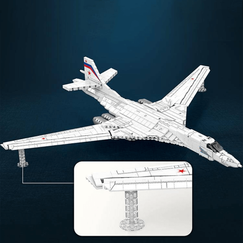 Reobrix 33036 - TU-160 Strategic Bomber - vue 4 | Power Blockz
