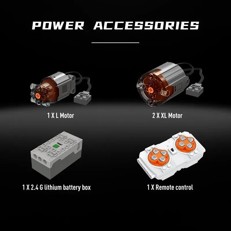 Mould King 13082 - Static - Twin-Turbo F150 Drift Pickup - vue 9 | Power Blockz
