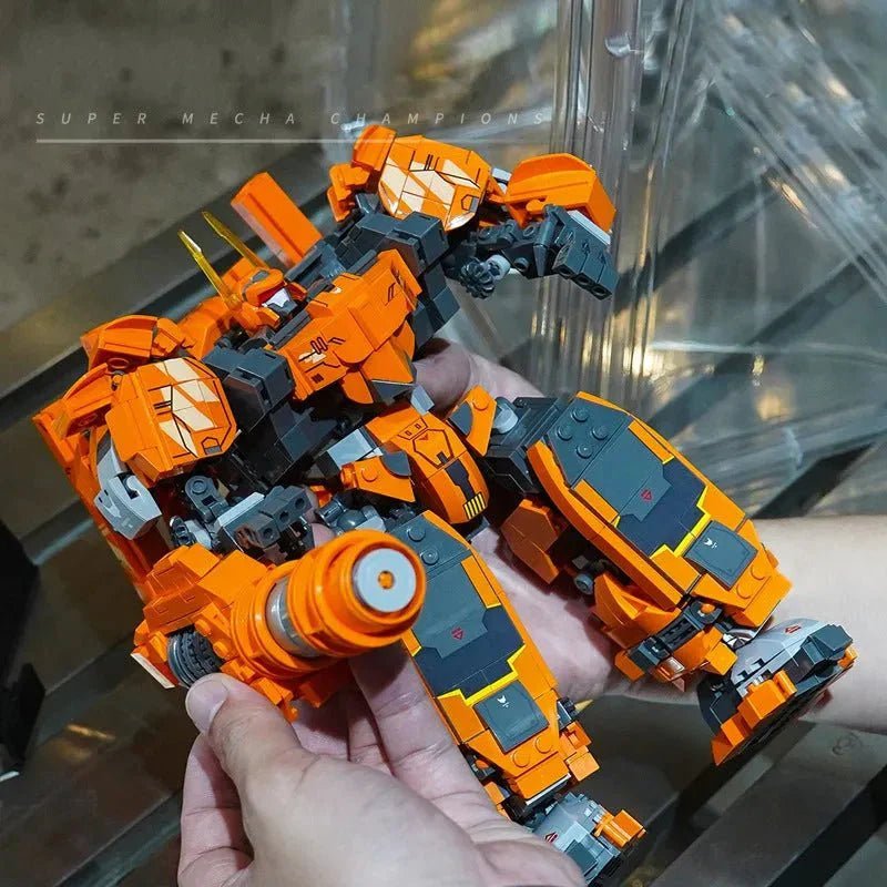 Hot Steel Mecha Robot Warrior Bricks Toy | 1385pcs - Hot Steel Mecha Robot Warrior Bricks Toy - vue 5 | Power Blockz