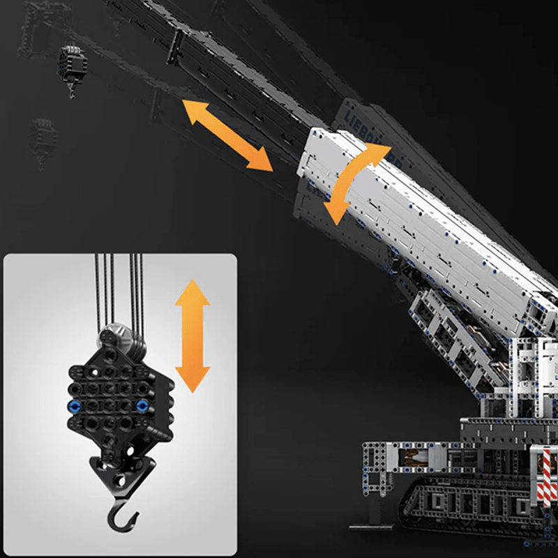 Mould King 17002 - Motorized Heavy-Duty Crane - vue 10 | Power Blockz