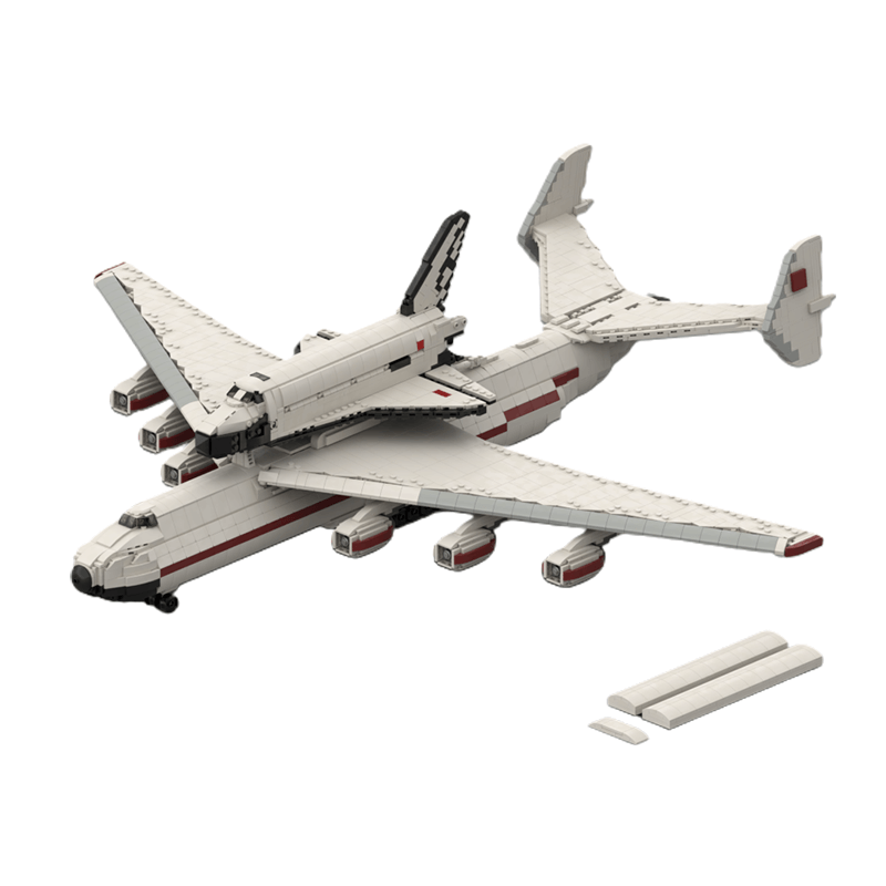 Gobricks MOC-95312 - Buran with Antonov AN-225 Carrierplane | Power Blockz