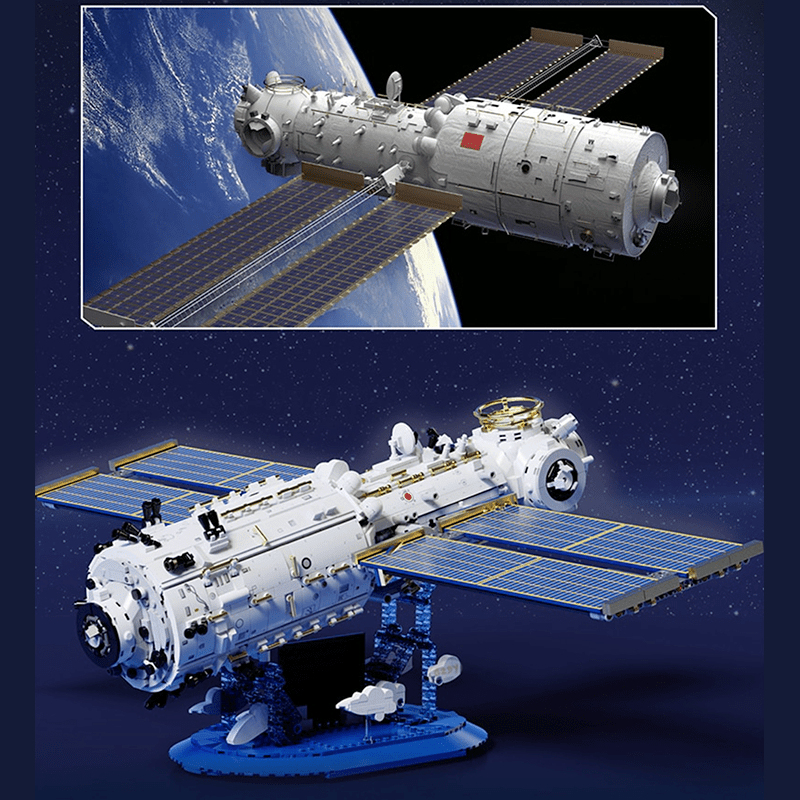 Sembo 203337 - Space Station Core Module - vue 4 | Power Blockz