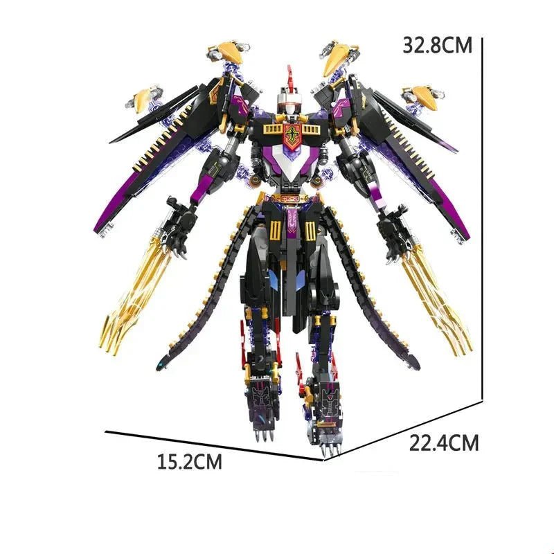 Jiestar 67010 - Endless Dawn Calamity Knight Mecha Rider | Power Blockz