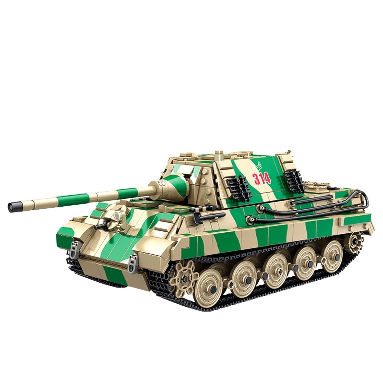 Panlos 632017 - Tiger Heavy Armored Tank | Power Blockz