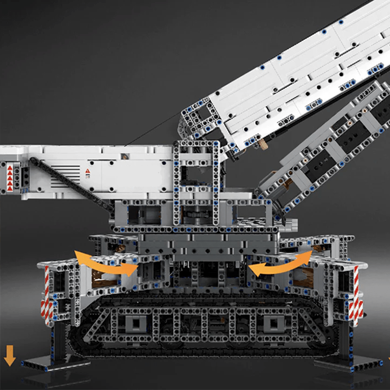 Mould King 17002 - Motorized Heavy-Duty Crane - vue 6 | Power Blockz