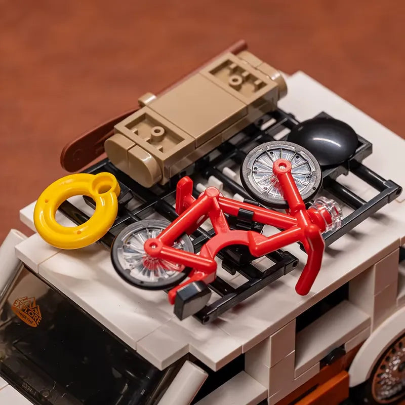 Power Build PB8824 - Retro Camper Wagon - vue 9 | Power Blockz