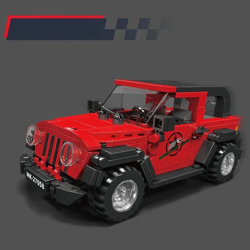 Mould King 27058 - Mini Trail 4x4 - vue 4 | Power Blockz