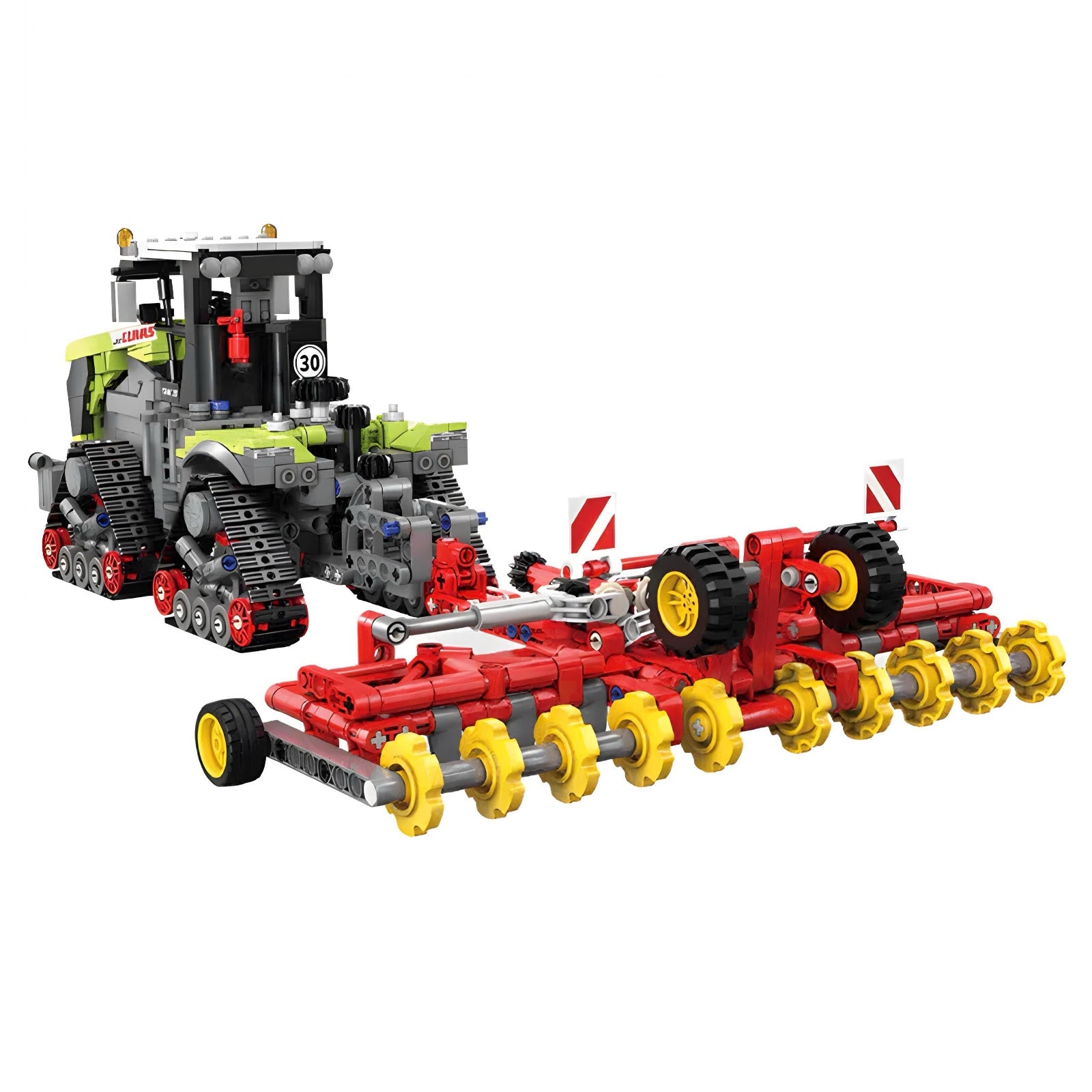 CaDA C65012W - Claas Xerion 5000 Trac TS - vue 2 | Power Blockz