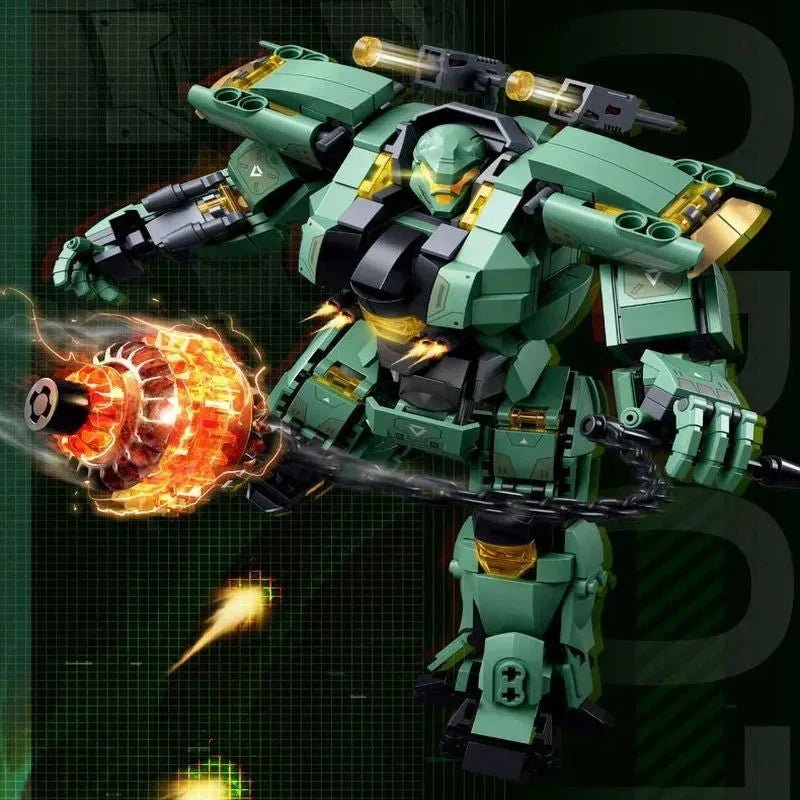 Transforming Mecha Robot Warrior Leader Bricks Toy | 542pcs - Transforming Mecha Robot Warrior Leader Bricks Toy - vue 8 | Power Blockz