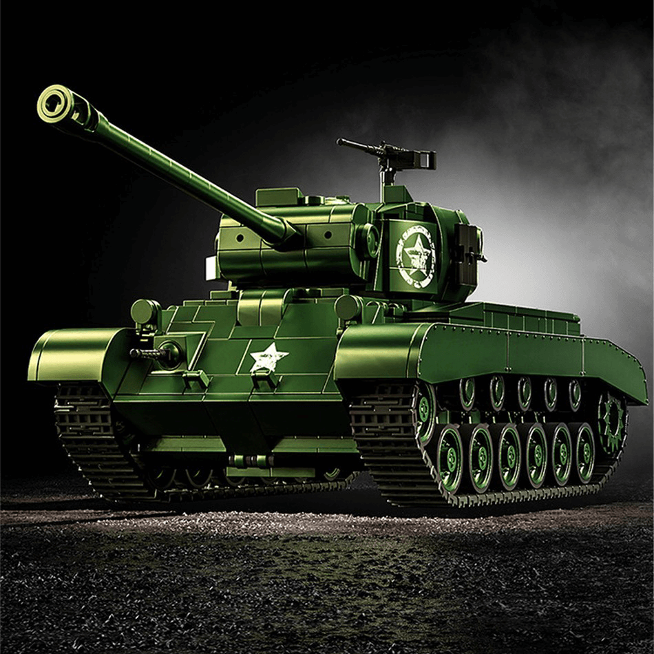 12GO 97011 - M26 Pershing Heavy Tank - vue 5 | Power Blockz