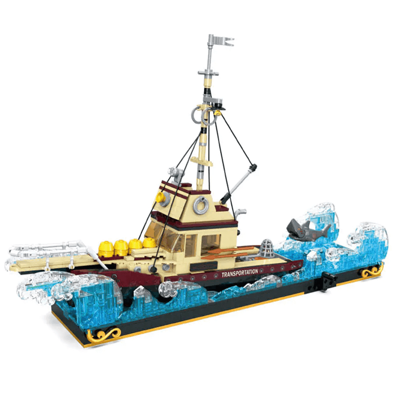 XJD JD026-074 - Ship at Sea Sculpture | Power Blockz