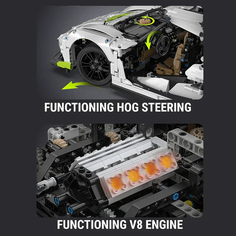 Guly 10628 - Static Version - Twin-Turbo Track Hypercar - vue 8 | Power Blockz