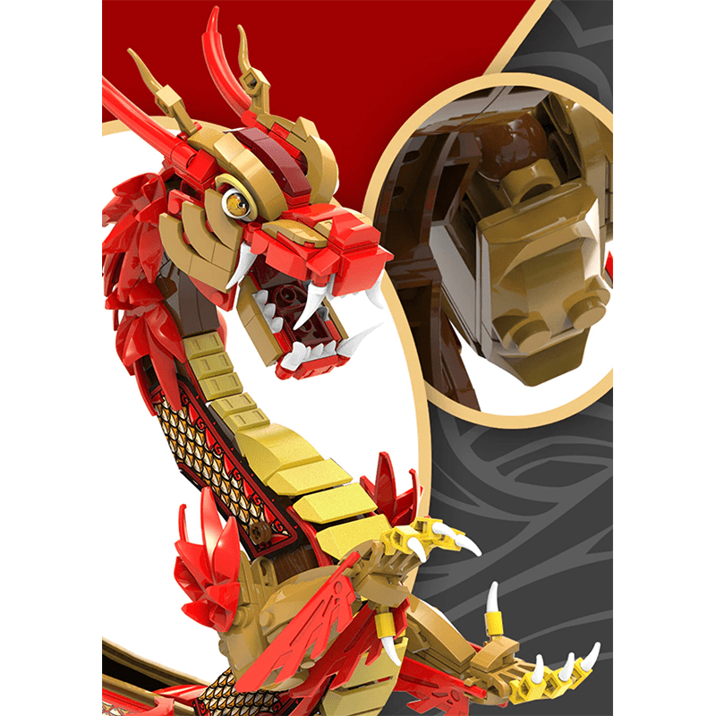 Happy Build YC-50004 - Long Teng Dragon Boat - vue 6 | Power Blockz