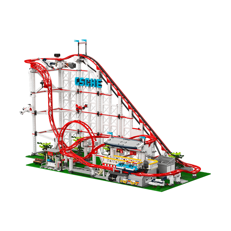 Mould King 11014 - Motorized Looping Roller Coaster | Power Blockz