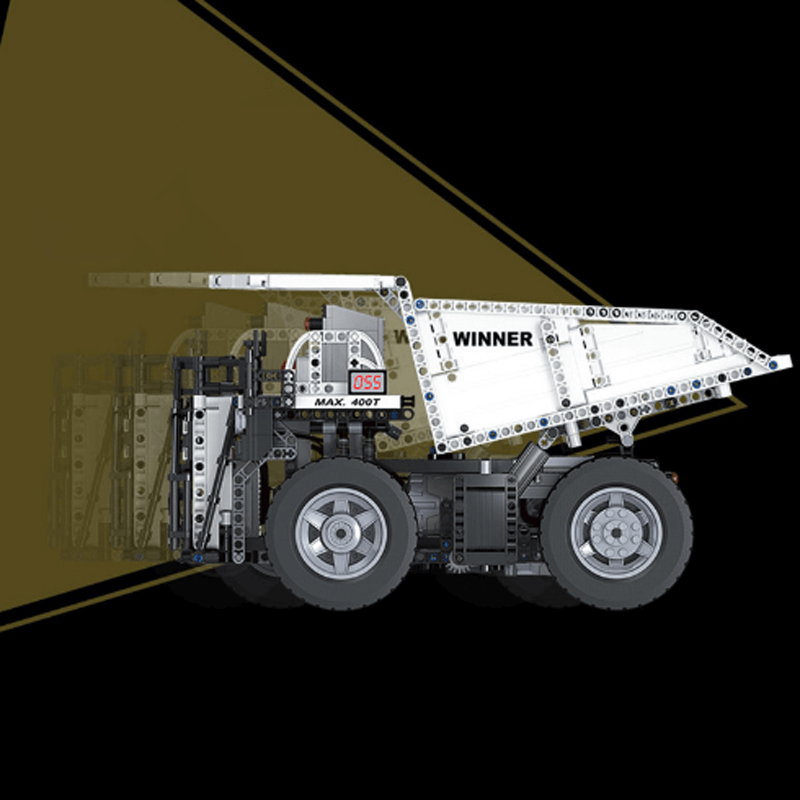 Mould King 13170 - Mining Haul Truck - vue 4 | Power Blockz
