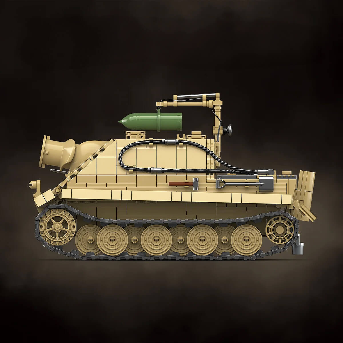 QUANGUAN100314 - Sturmtiger 38cm Armored Mortar - vue 5 | Power Blockz
