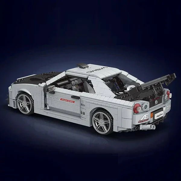 Mould King 10113 - Godzilla Skyline R34 GTR - vue 3 | Power Blockz