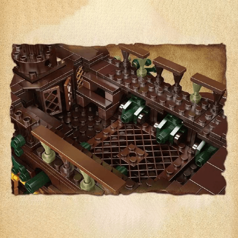 Reobrix 66011 - Royal Pirate Ship - vue 9 | Power Blockz