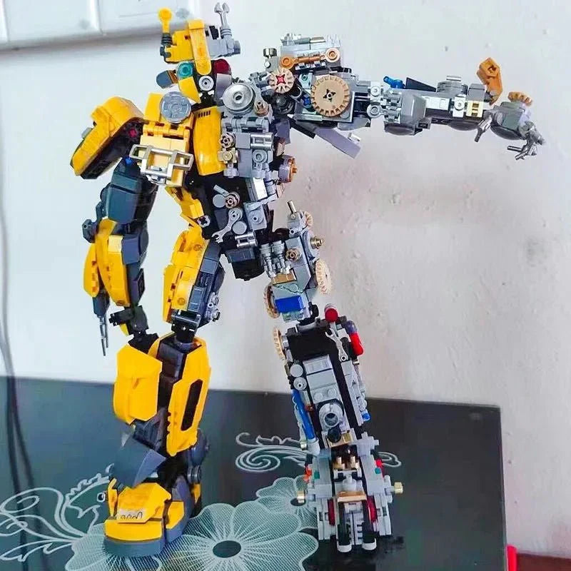 LW 7037 - 7037 Super Bumblebee Mecha Robot Bricks Toy - vue 5 | Power Blockz