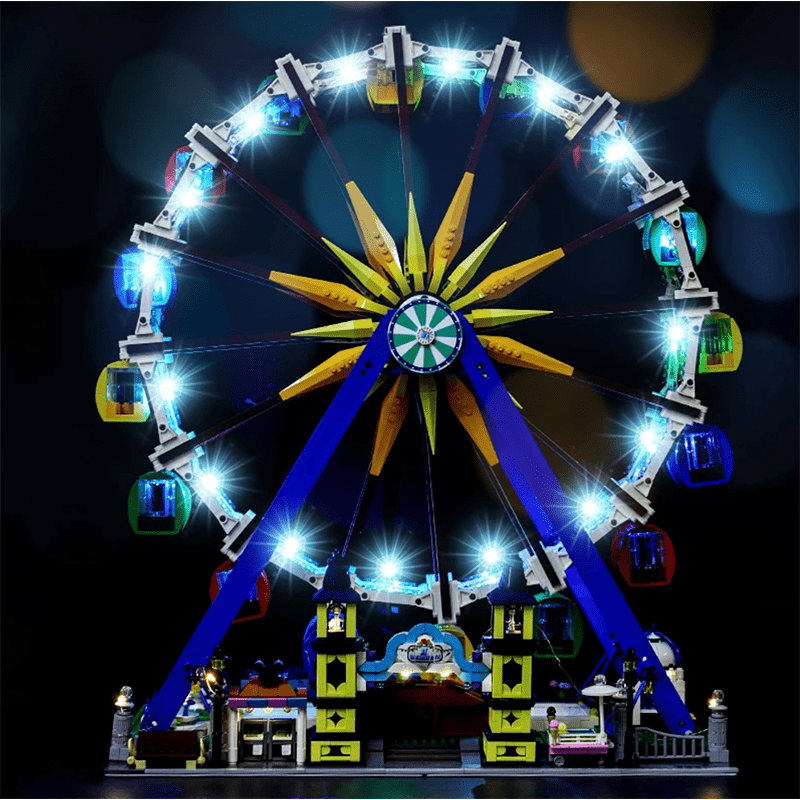 Mould King 11006 - Motorised Ferris Wheel - vue 10 | Power Blockz