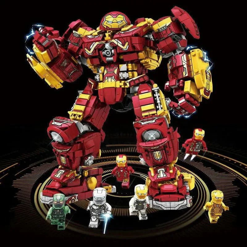Ly 76066 - Super Heroes Marvel Iron Hero Warrior Robot Bricks Toy - vue 7 | Power Blockz