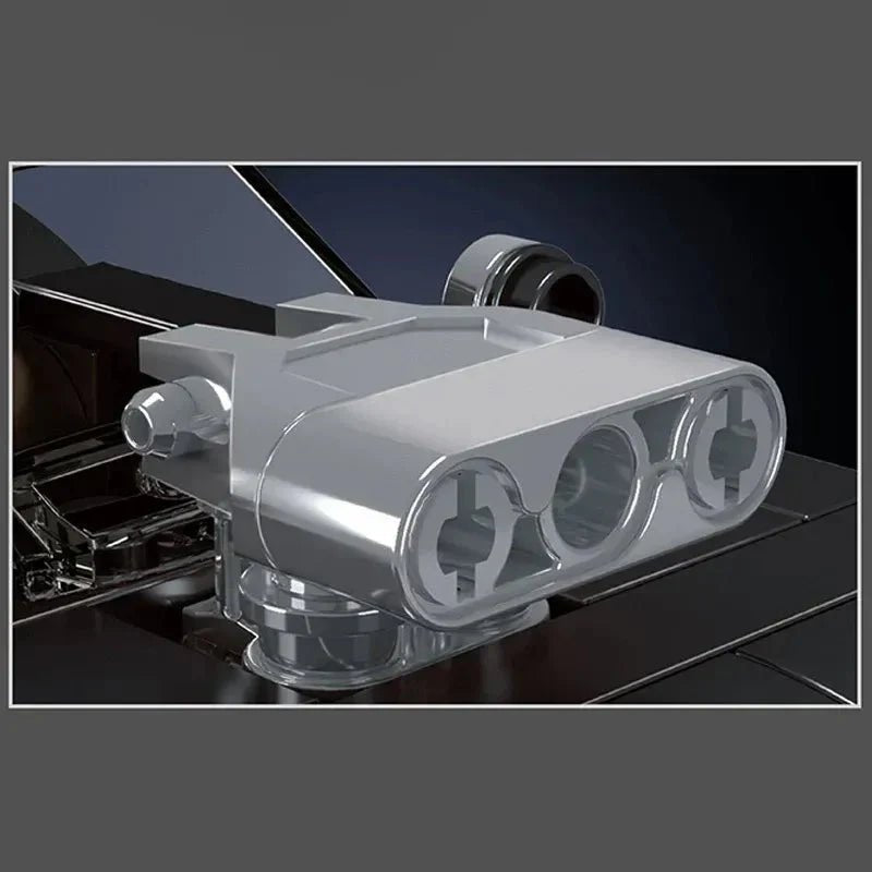Mould King 27049 - Mini V8 Muscle Coupe - vue 5 | Power Blockz