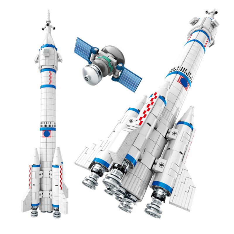 Sembo 203304 - Long March 2F Launch Vehicle - vue 2 | Power Blockz