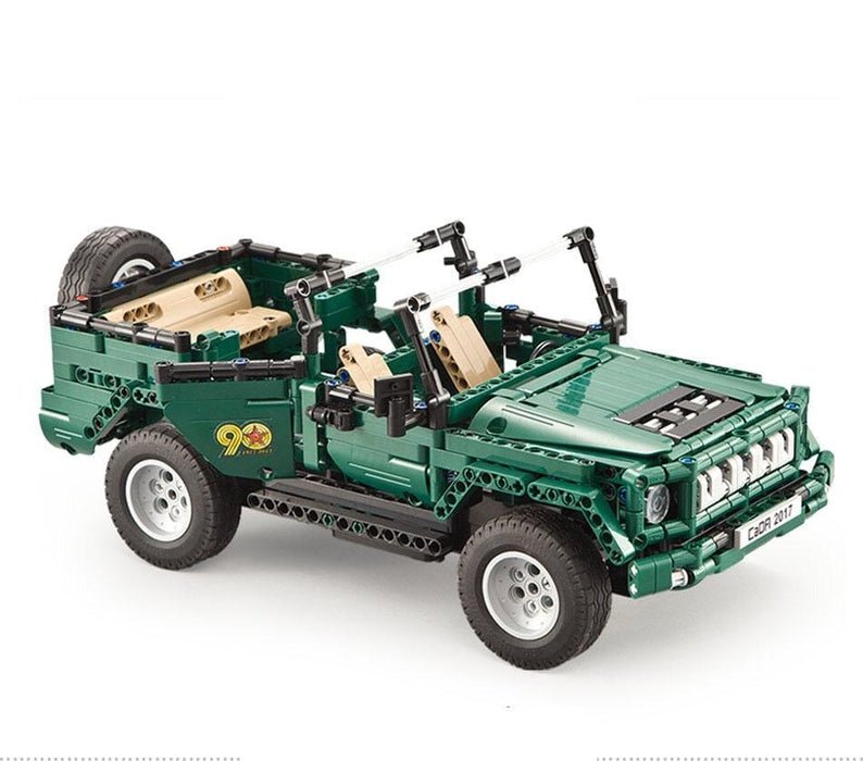 CaDA C51015 - Military Parade Staff Car - vue 2 | Power Blockz