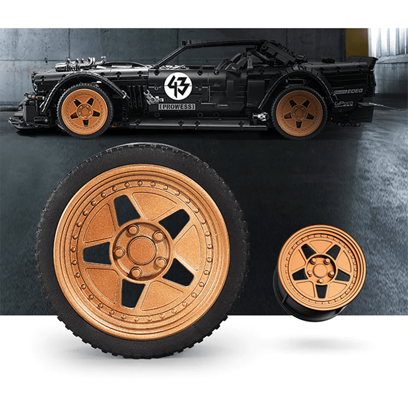 Mould King 13108 - Static Version - Drift V8 Fastback - vue 4 | Power Blockz
