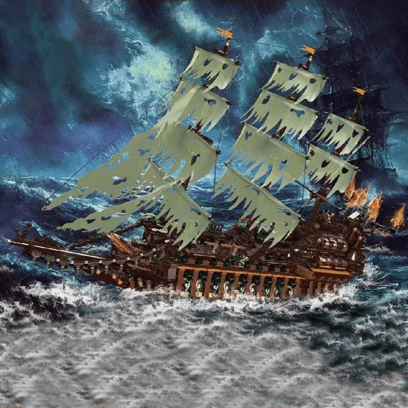 Reobrix 66011 - Royal Pirate Ship - vue 5 | Power Blockz