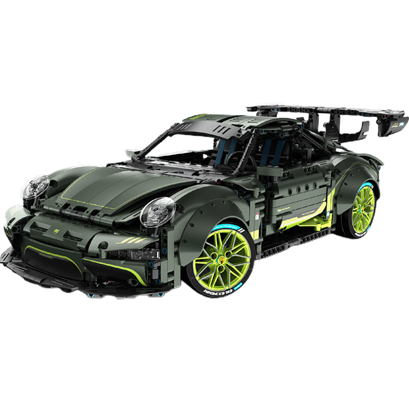 IM-Master 9806 - Static Version - Widebody 911 Retro Sport Coupe Green | Power Blockz